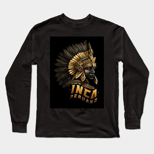 Peruvian Inca Long Sleeve T-Shirt by By_Russso